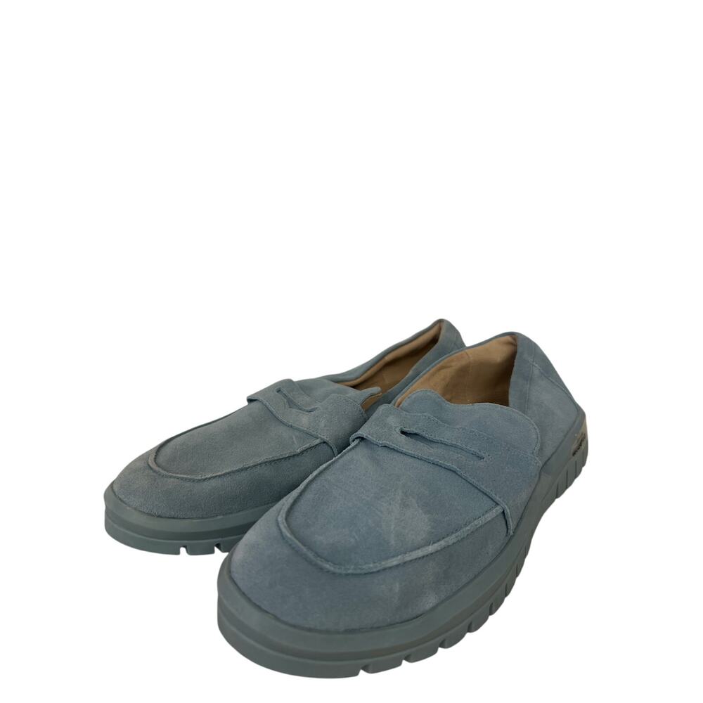 New Blondo waterproof sz11 light sky blue women's slip on loafer shoes
